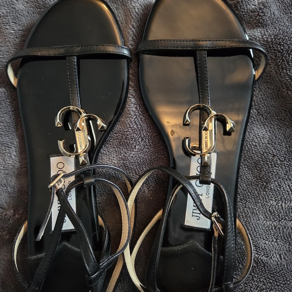 Jimmy Choo Black Sandals - Picture 5 of 11